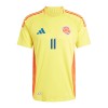 Maillot de Supporter Colombie Juan Cuadrado 11 Domicile 2024 Pour Homme